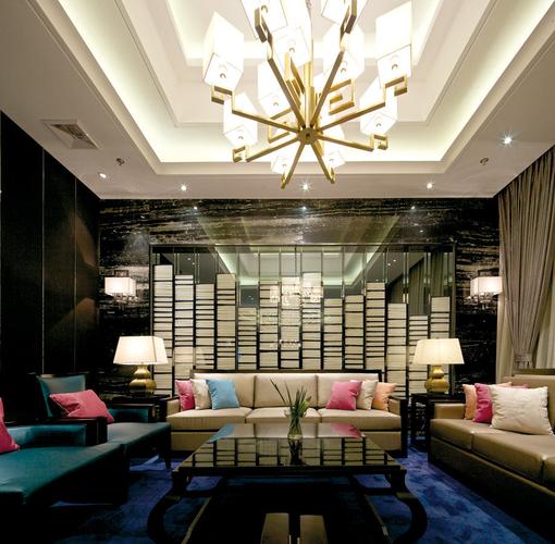 中式风格酒店中式风格宾馆酒店室内装饰装修设计实景图jpg-(图片编号: